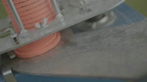 Skeet machine in the woods Stock Footage 121661147