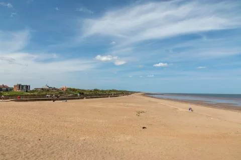 Skegness Beach 스톡 사진