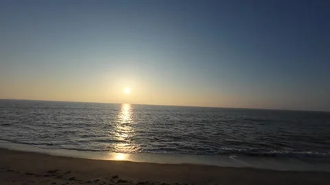 Skegness Beach shot in 4K Stock Footage 313954754