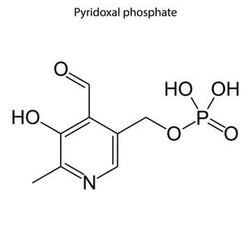 Skeletal formula of molecule. Illustrazione stock