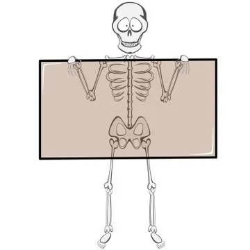 Skeleton Buddy Stock Illustration