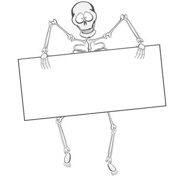 Skeleton Buddy Stock Illustration
