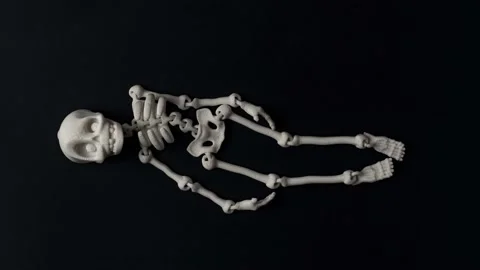 Skeleton dance animation, vertical format Video stock 170275537
