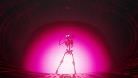 Skeleton Dance Background Vídeo Stock 279058652