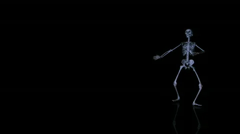 Skeleton Dance Bow 스톡 동영상 283375
