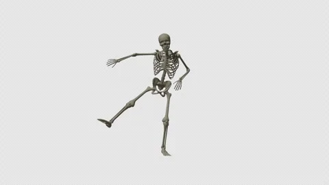 Skeleton Dance Element Stock-Footage 252074225