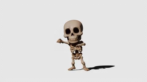 Skeleton Dance Stockbeeldmateriaal 346719496