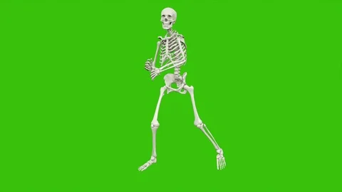 Skeleton dancing. Seamless loop animatio... | Stock Video | Pond5