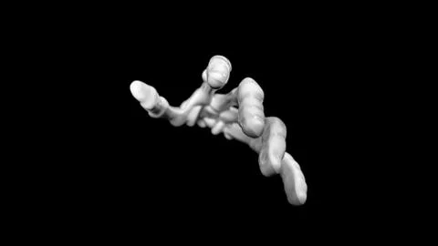 Skeleton Hand Reaching Forward 写真素材