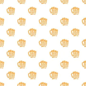 Skeleton hands bone seamless pattern for halloween decoration Stock-Illustration
