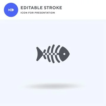 Skeleton icon vector, filled flat sign, solid pictogram isolated on white, logo Stock Illustration