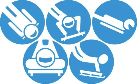 Skeleton icons Stock Illustration