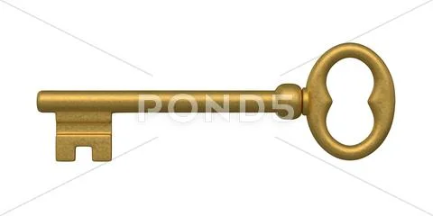 Skeleton key Stock Illustration