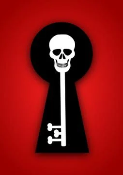 Skeleton Key Stock Illustration