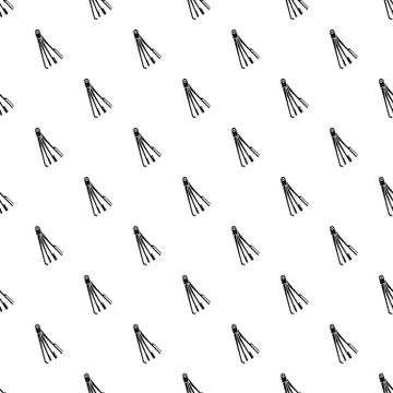 Skeleton key pattern seamless Illustrazione stock