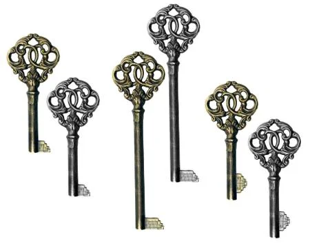 Skeleton key Stock Photos