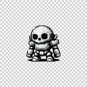 Skeleton Mecha Design Vector Illustrazione stock