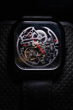 Skeleton Mechanical Watch Stock Photos