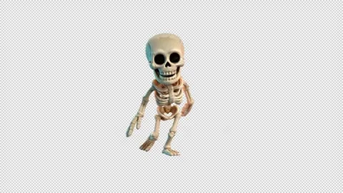 Skeleton Rattle March Stock Footage 318242318