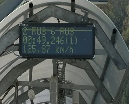 Skeleton track Stock Footage 12424340