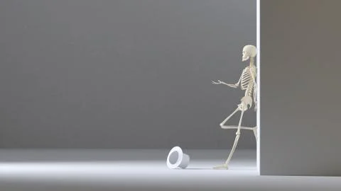 Skeletones Stock Illustration