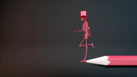 Skeletones Stock Illustration