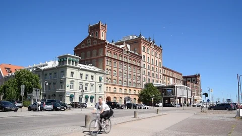 Skeppsbrogatan with the museum Stock Footage 91902729