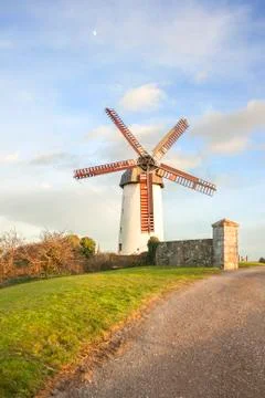 Skerries windmills Stock Photos