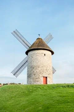 Skerries windmills Stock Photos