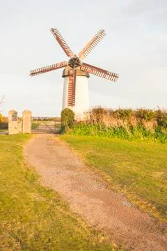 Skerries windmills Stock Photos