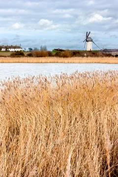 Skerries windmills Stock Photos