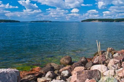 Skerry archipelago Stock Photos