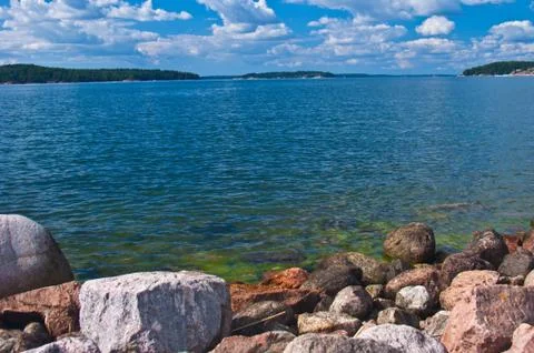 Skerry archipelago Stock Photos