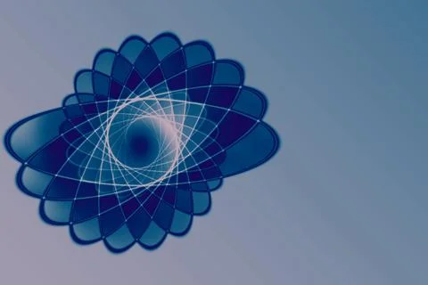 Sketch atomic structure icon. Science Discovery and chemistry symbol. Stock Photos