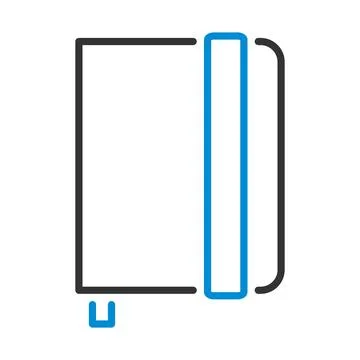 Sketch Book Icon Illustrazione stock