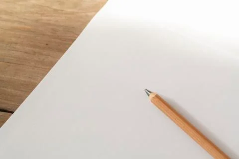 Sketch on book Stock Photos