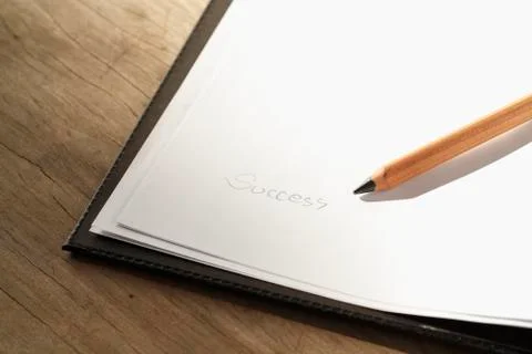 Sketch on book Stock Photos