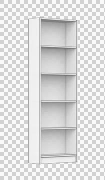 Sketch of bookcase Stock Illustration
