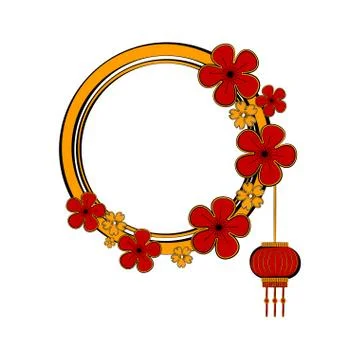 Sketch of a chines ornament イラスト素材