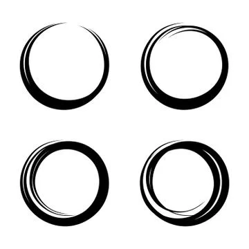 Sketch circle Stock Illustration