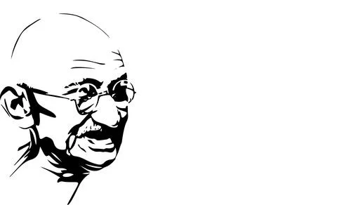 Mahatma Gandhi Sketch Poster, Happy Gandhi Jayanti - Download Graphics &  Vectors