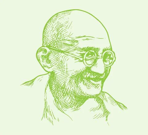 Mahatma Gandhi Sketches | Mahatma Gandhi Photographs