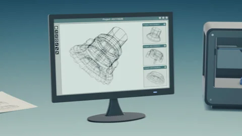 From sketch to final product Stock Footage 148287579