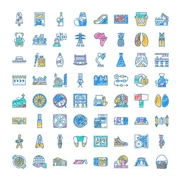 Sketch hand drawn web icons collection set 스톡 일러스트