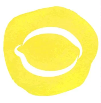 Sketch of lemon Illustrazione stock