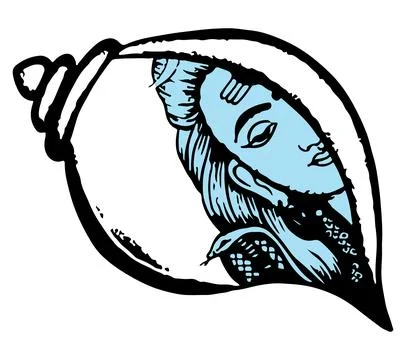 Sketch of Lord Shiva design elements outline editable illustration 스톡 일러스트