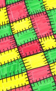 Sketch patchwork for concept design. Graphic modern pattern. Stock Illustration