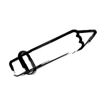 Sketch of a pencil Stock Illustration
