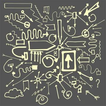 Sketch Pointer 1 Stock Illustration