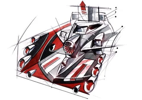 Sketch project is a concept of multimedia installation with an acoustic system イラスト素材